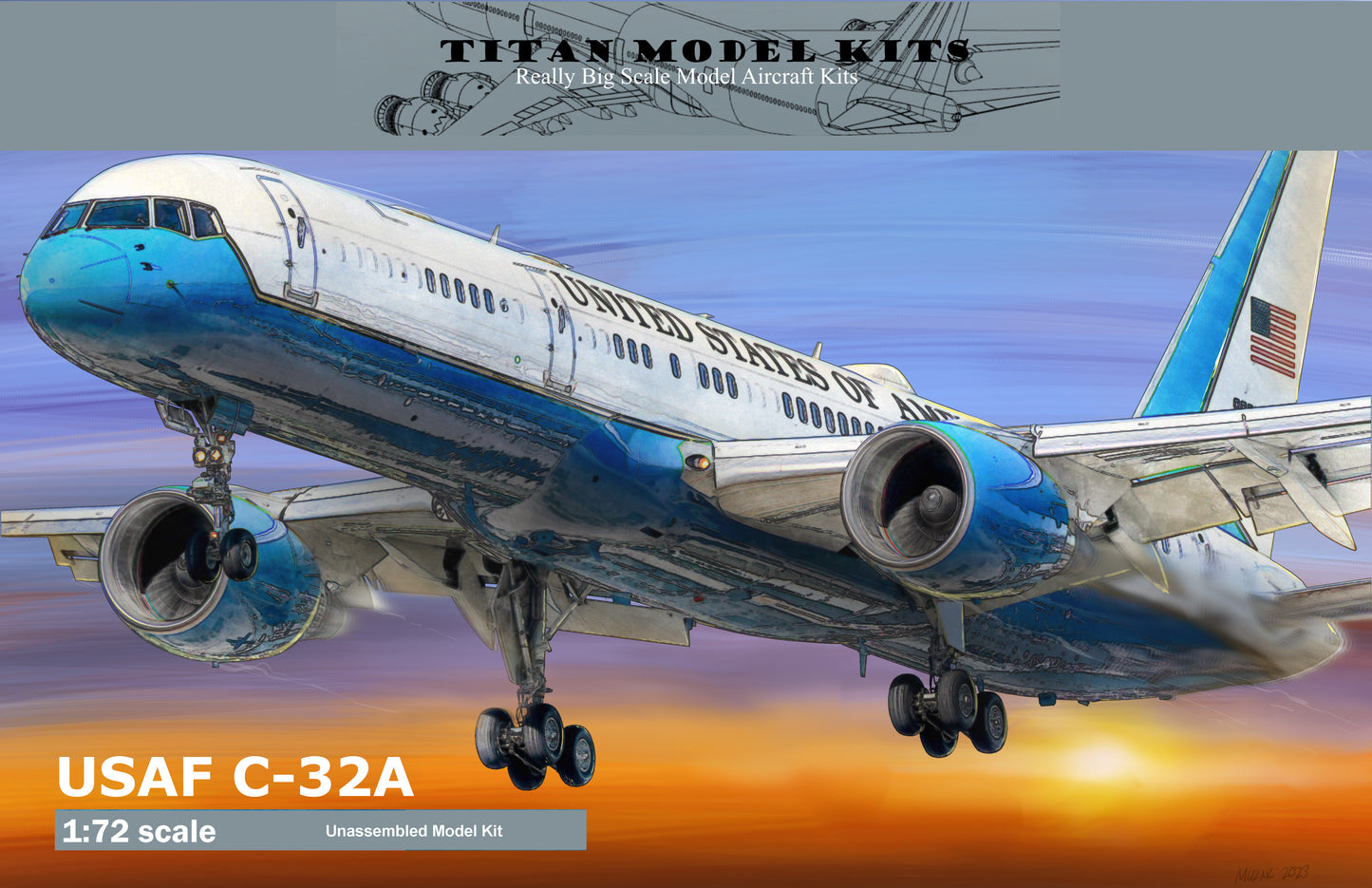 1:72 USAF C-32A