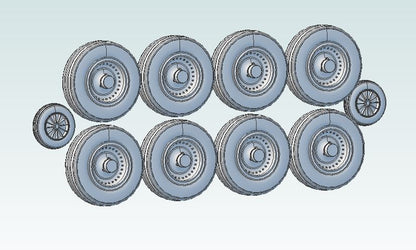 1:72 B-52D-H Wheel Set