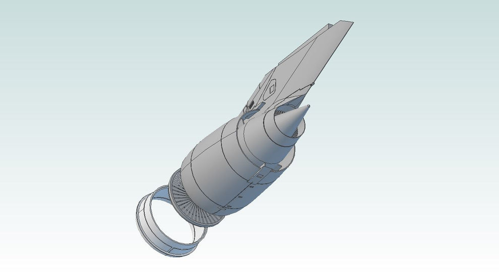 1:72 C-5M Super Galaxy Engine Set (for Anigrand kits) – Titan Model Kits