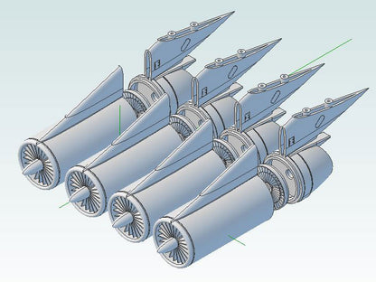 1:72 C-141 Starlifter Engine Set