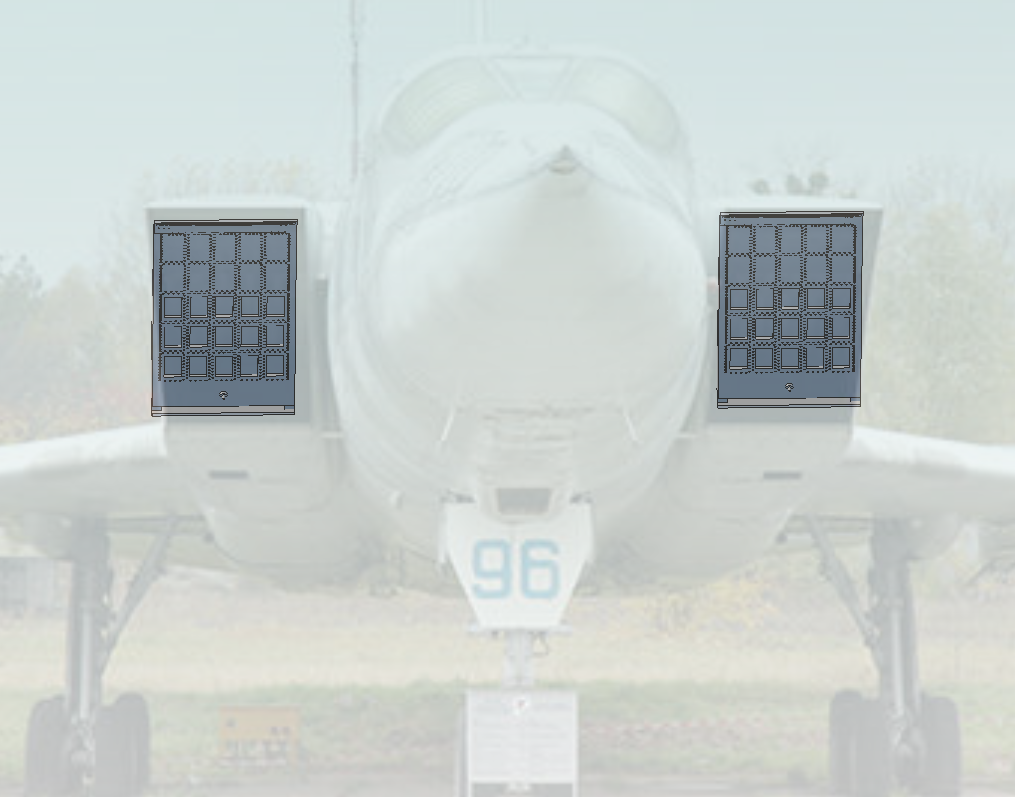 1:72 TU-22M3 Intake Ramps