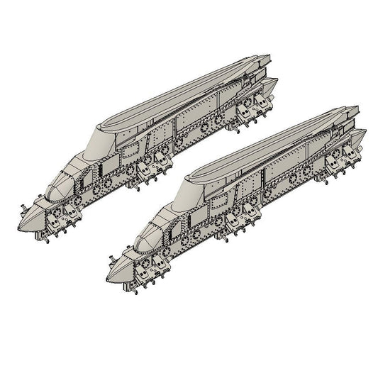 1:72 B-52 Heavy Stores Adapter Beams (HSAB)