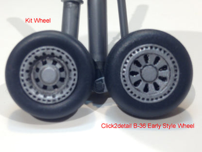 1:72 B-36 Early Style Main Wheels