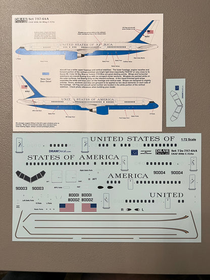 1:72 USAF C-32A