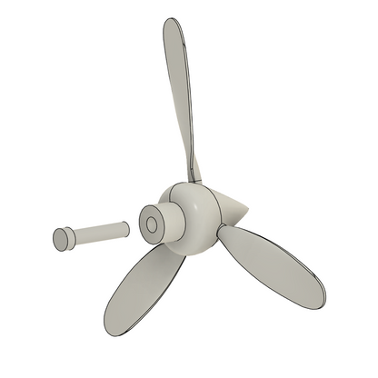 1:72 B-36 Early Propellers with Rounded Tips