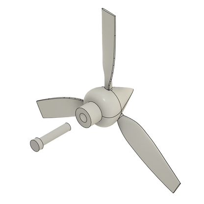 1:72 B-36 Replacement Propeller (single propeller)